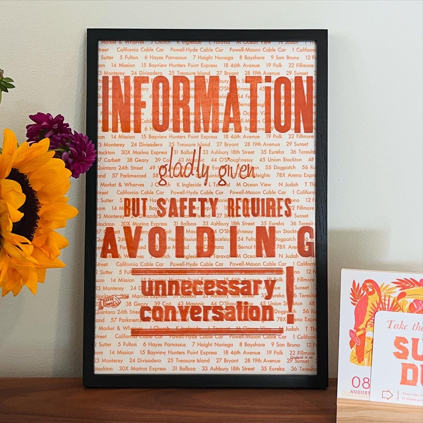 Poster No. 004 - Information Gladly Given