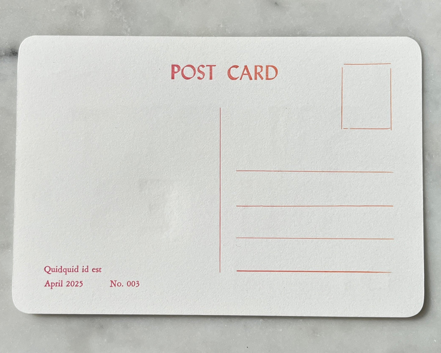 Postcard No. 003 - Sunset Dunes