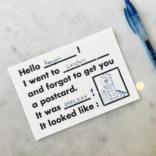 Postcard No. 004 - Universal Postcard