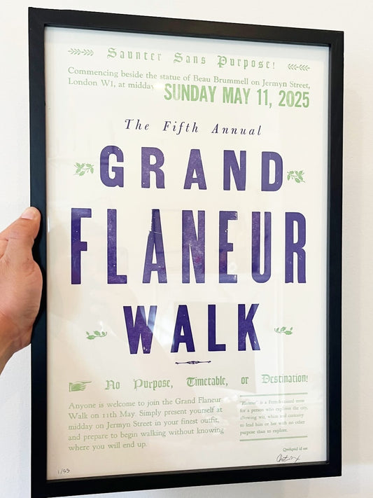 Poster No. 003 - Grand Flaneur Walk