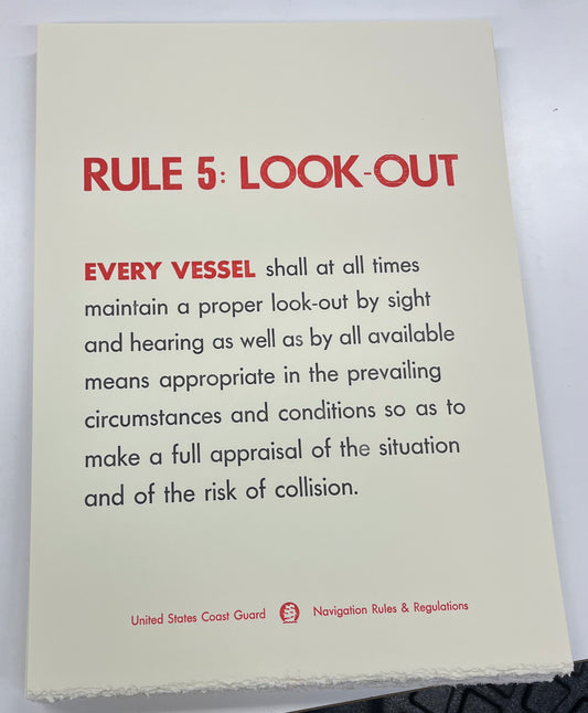 Poster No. 002 - Rule 5: Look-Out
