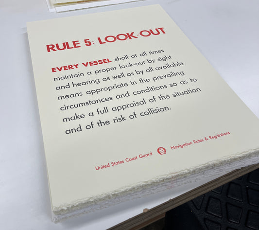 Poster No. 002 - Rule 5: Look-Out