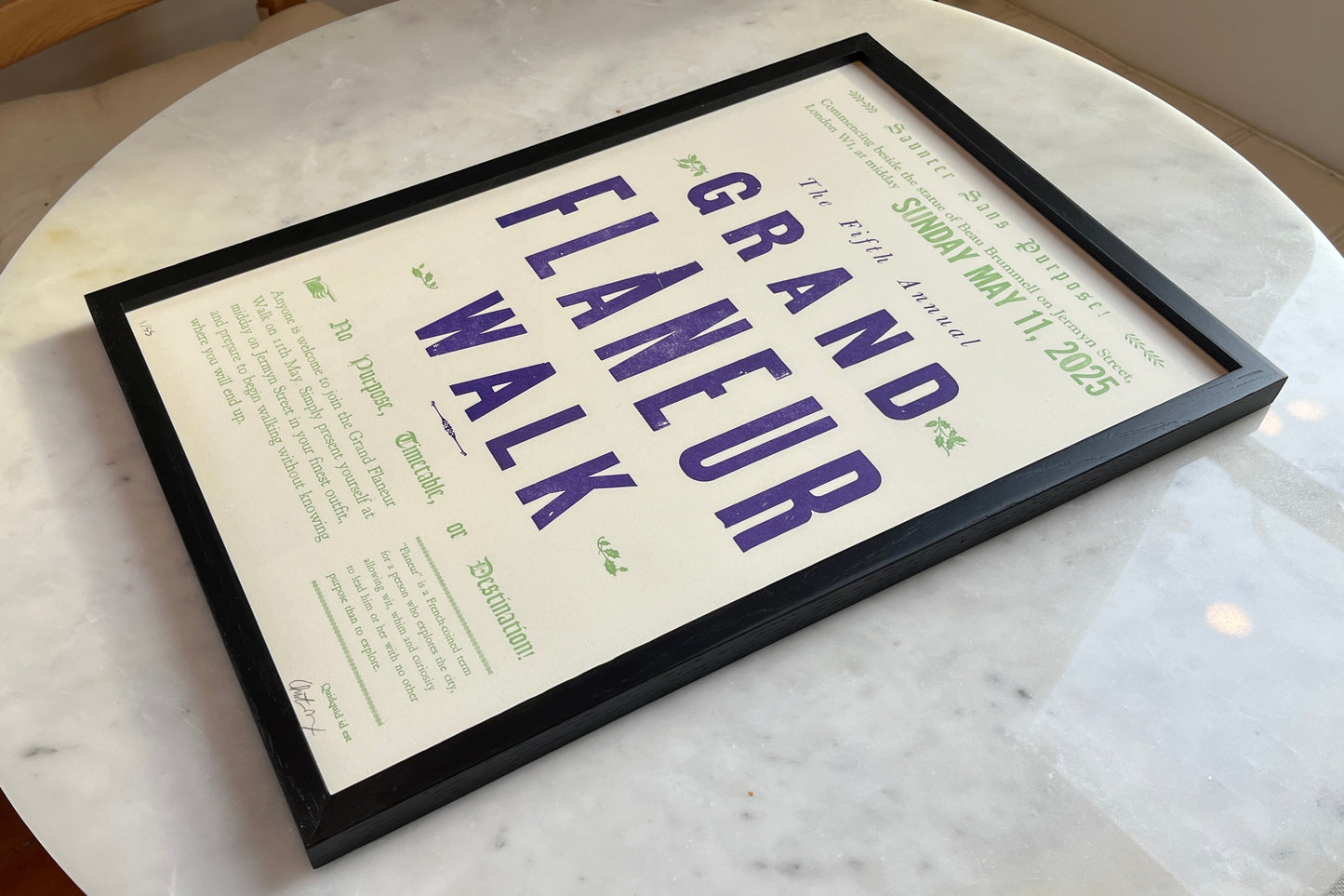 Poster No. 003 - Grand Flaneur Walk