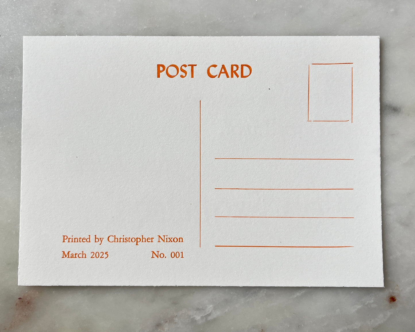 Postcard No. 001 - San Francisco