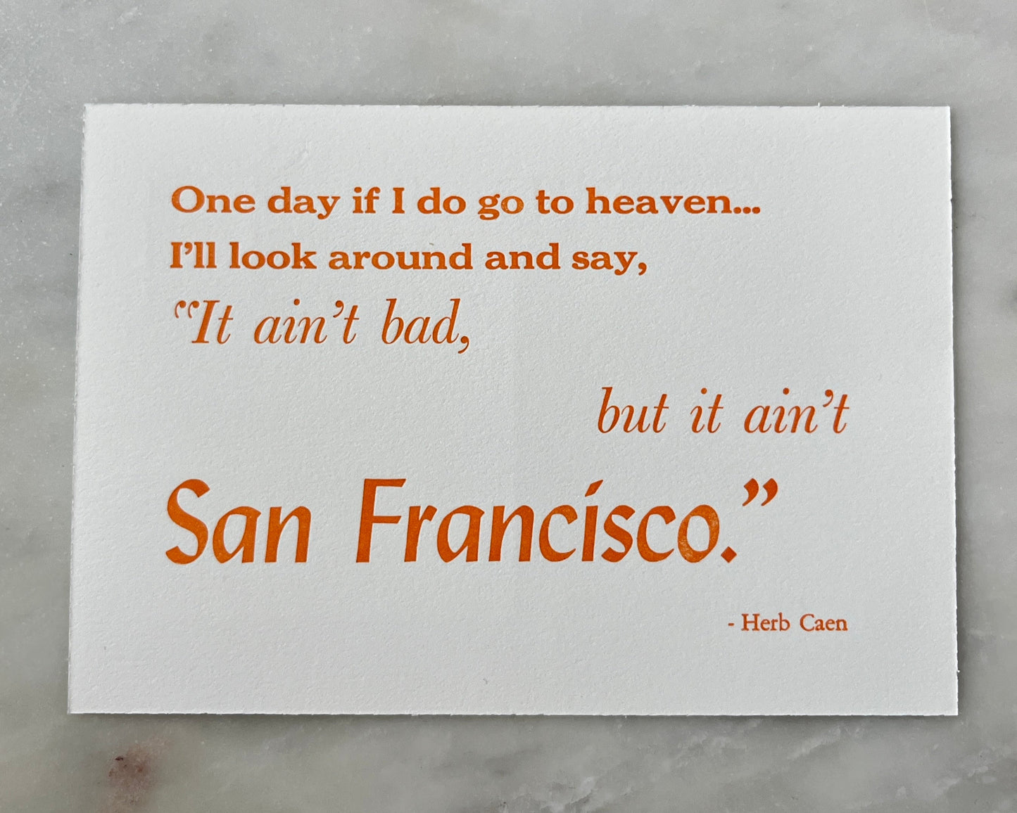 Postcard No. 001 - San Francisco
