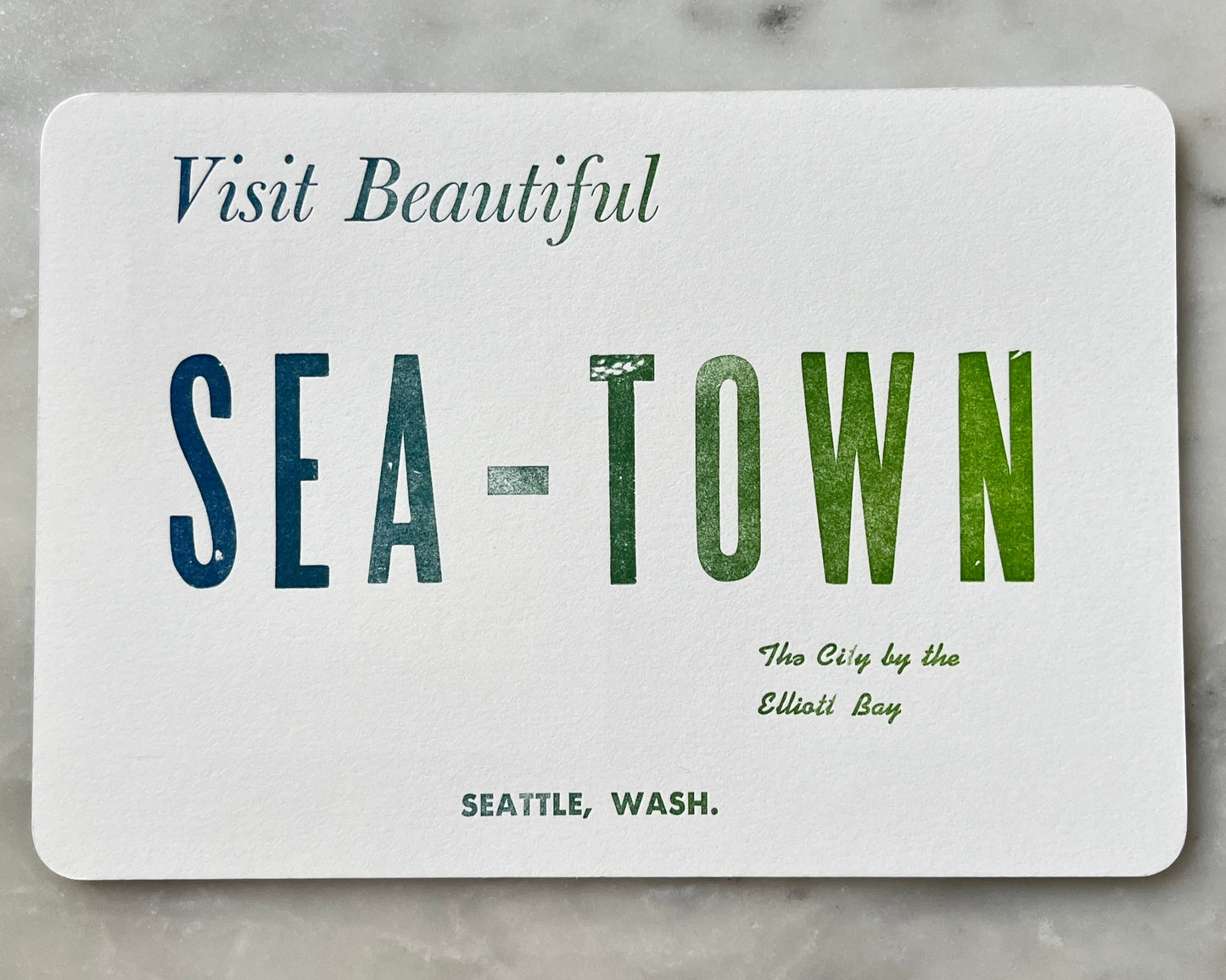 Postcard No. 002 - Sea-Town