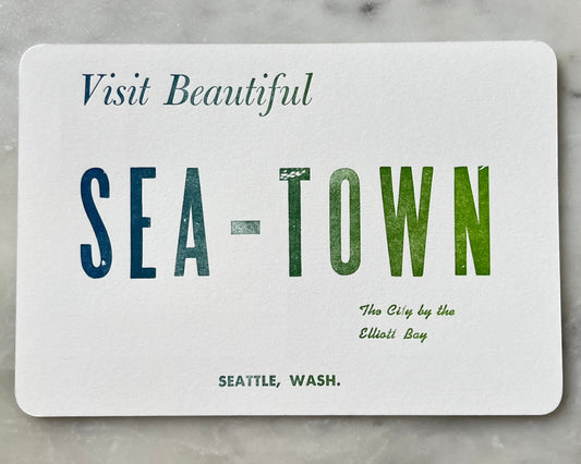 Postcard No. 002 - Sea-Town