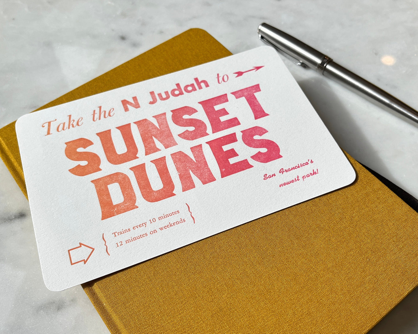 Postcard No. 003 - Sunset Dunes